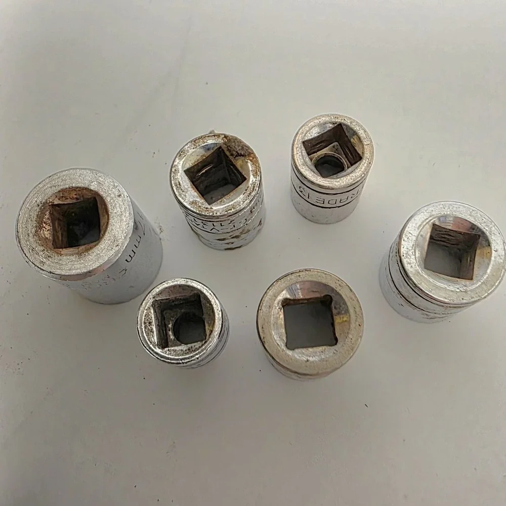 Used Various Shallow‎ Sockets Assorted Sizes *See Pics For List #986